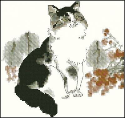 Traditional Chinese Painting Cat