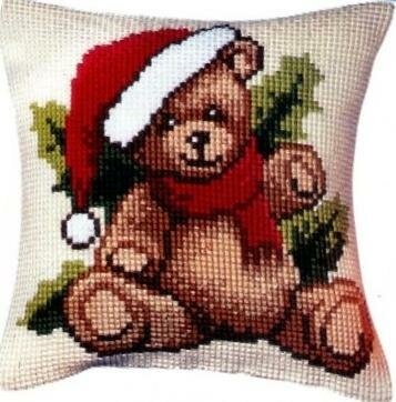 Vervaco Pillow Christmas Bear